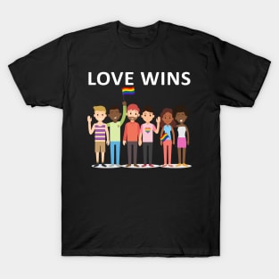 Love Wins, Love Wins design T-Shirt